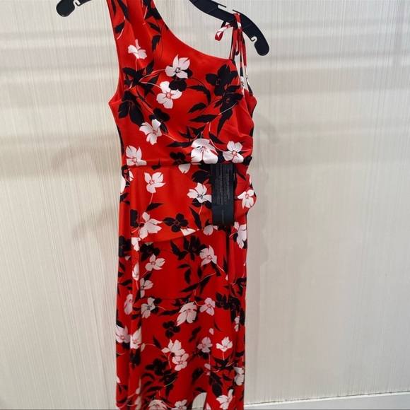 BCBGMAXAZRIA FLORAL BNWT SIZE L FLORAL MIDI MAXI DRESS - Picture 3 of 4